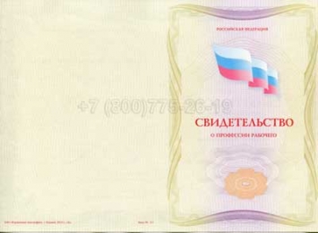 Свидетельство о Профессии Рабочего "Автоматчик игольно-платинных изделий" в Майкопе